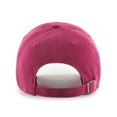 Women's '47 Burgundy Washington Commanders Phoebe Clean Up Adjustable Hat