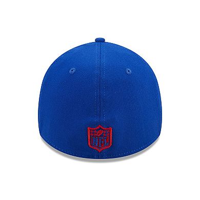 Men's New Era Red/Royal New York Giants Shattered 39THIRTY Flex Hat