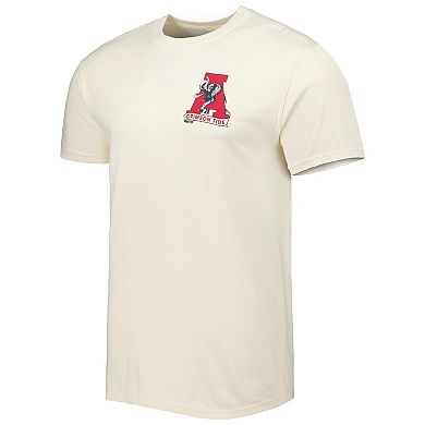 Men's Cream Alabama Crimson Tide Vault Vintage Comfort Color T-Shirt