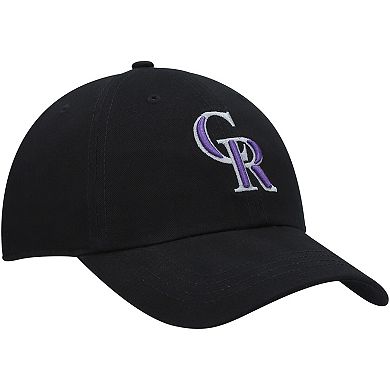 Women's '47 Black Colorado Rockies Team Miata Clean Up Adjustable Hat