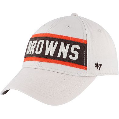 Men's '47 Cream Cleveland Browns Crossroad MVP Adjustable Hat