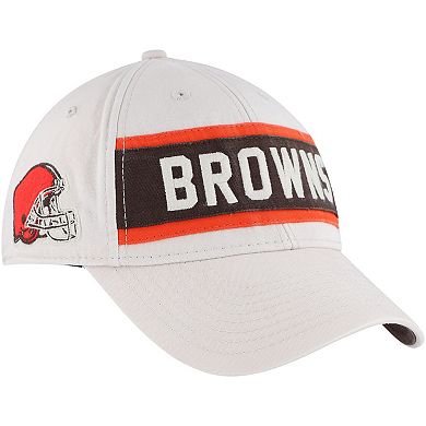 Men's '47 Cream Cleveland Browns Crossroad MVP Adjustable Hat