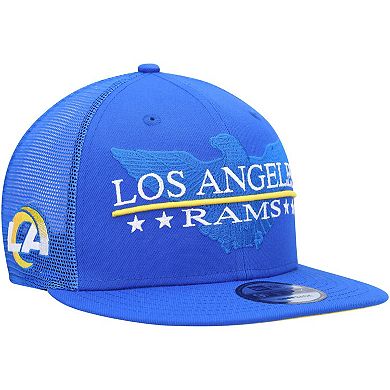 Men's New Era Royal Los Angeles Rams Totem 9FIFTY Snapback Hat