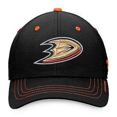 Men's Fanatics Branded Black Anaheim Ducks Authentic Pro Rink Flex Hat