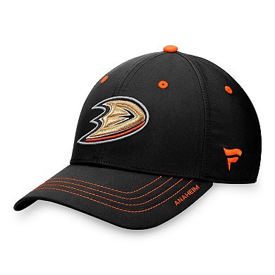 Men's Fanatics Branded Black Anaheim Ducks Authentic Pro Rink Flex Hat