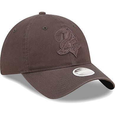 Women's  New Era Graphite Tampa Bay Buccaneers Historic Logo Core Classic 2.0 Tonal 9TWENTY Adjustable Hat