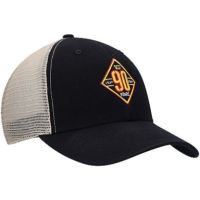 Men's '47  Black/Natural Washington Commanders 90th Season MVP Trucker Snapback Hat