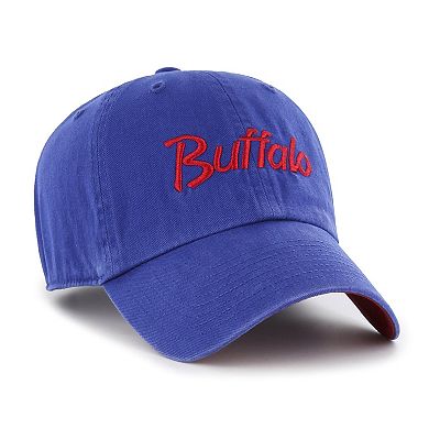 Men's '47 Royal Buffalo Bills Crosstown Clean Up Adjustable Hat
