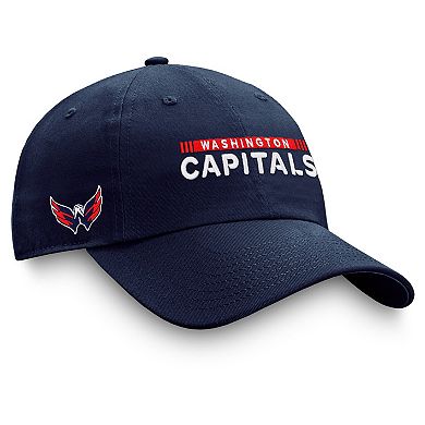 Men's Fanatics Branded Navy Washington Capitals Authentic Pro Rink Adjustable Hat