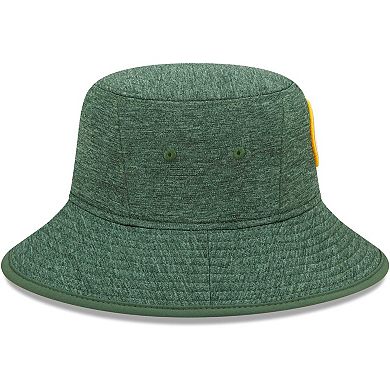 Men's New Era Heather Green Green Bay Packers Bucket Hat