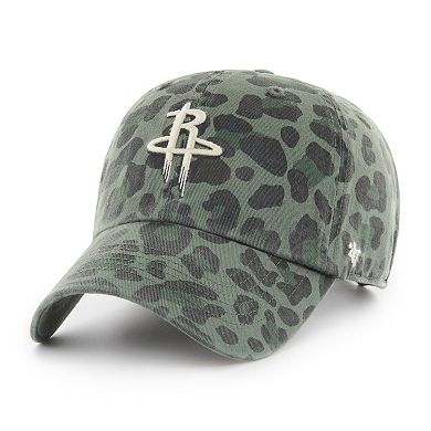Women's '47 Green Houston Rockets Bagheera Clean Up Adjustable Hat