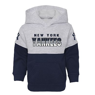 Infant Navy/Heather Gray New York Yankees Playmaker Pullover Hoodie & Pants Set
