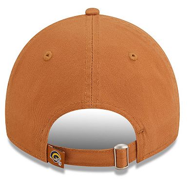 Men's New Era Brown Los Angeles Rams Core Classic 2.0 9TWENTY Adjustable Hat
