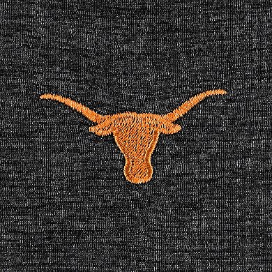 Women's Champion Heathered Black Texas Longhorns Core Raglan Quarter-Zip Jacket