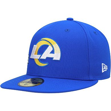 Men's New Era Royal Los Angeles Rams Stateview 59FIFTY Fitted Hat