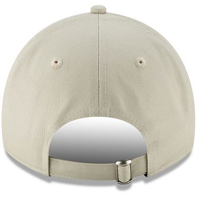 Men's New Era Khaki Los Angeles Rams Skull Playmaker 9TWENTY Adjustable Hat