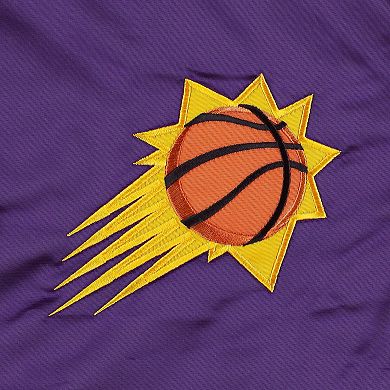 Men's Starter Purple Phoenix Suns Pick & Roll Satin Full-Snap Varsity Jacket