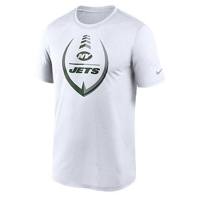 Men's Nike White New York Jets Icon Legend Performance T-Shirt