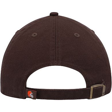 Youth '47 Brown Cleveland Browns Team Logo Clean Up Adjustable Hat