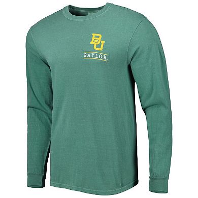 Men's Green Baylor Bears Circle Campus Scene Long Sleeve T-Shirt