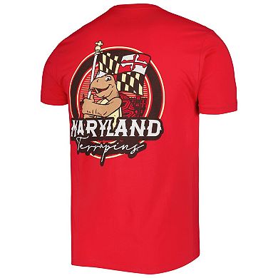 Men's Red Maryland Terrapins Hyperlocal T-Shirt
