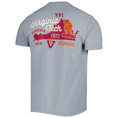 Men's Graphite Virginia Tech Hokies Vault State Comfort T-Shirt