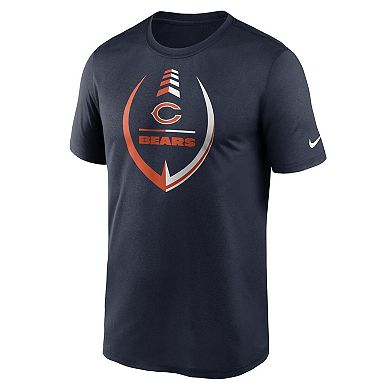 Men's Nike Navy Chicago Bears Icon Legend Performance T-Shirt