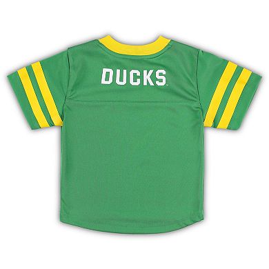 Toddler Green/Yellow Oregon Ducks Red Zone Jersey & Pants Set