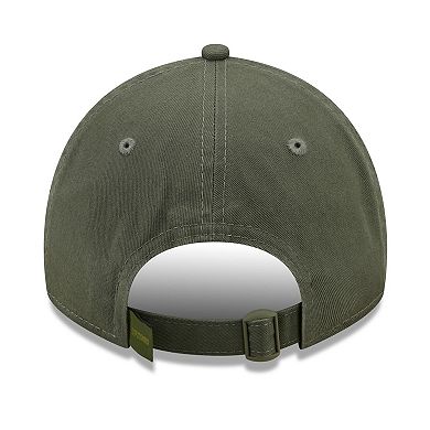 Men's New Era Olive Cleveland Browns Core Classic 2.0 Tonal 9TWENTY Adjustable Hat