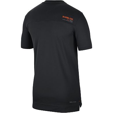 Men's Nike Black Oklahoma State Cowboys 2022 Coaches UV Performance T-Shirt