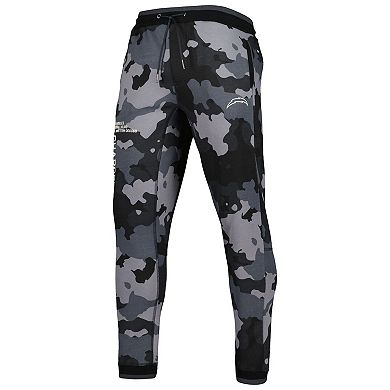 Unisex The Wild Collective Black Los Angeles Chargers Camo Jogger Pants