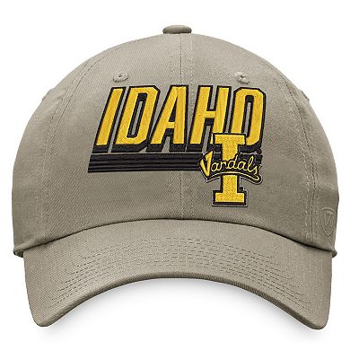 Men's Top of the World Khaki Idaho Vandals Slice Adjustable Hat