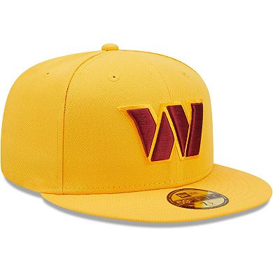 Men's New Era Gold Washington Commanders Omaha 59FIFTY Fitted Hat