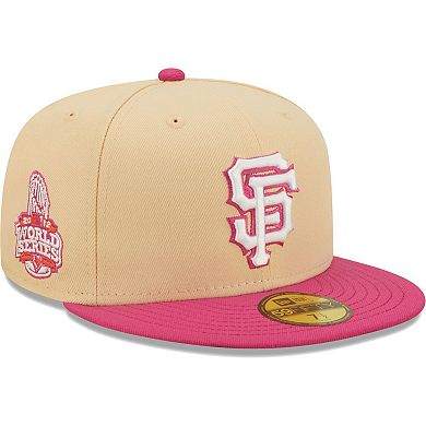 Men's New Era Orange/Pink San Francisco Giants 2012 World Series Mango Passion 59FIFTY Fitted Hat