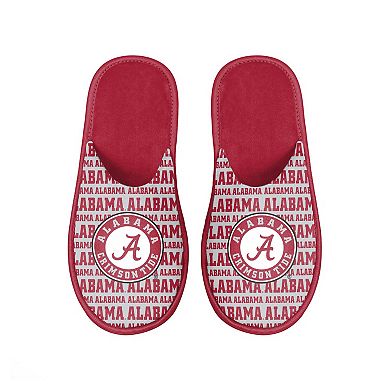 Men's FOCO Alabama Crimson Tide Scuff Logo Slide Slippers