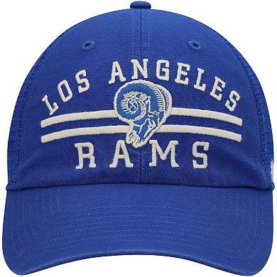Men's '47 Royal Los Angeles Rams Legacy Highpoint Trucker Clean Up Snapback Hat