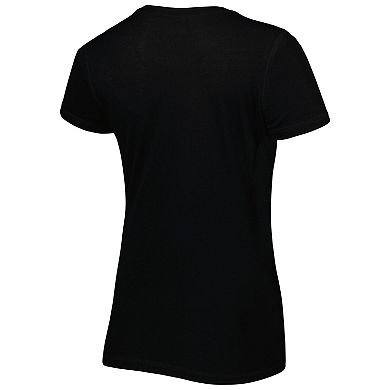 Women's Concepts Sport Black/Gold New Orleans Saints Plus Size Badge T-Shirt & Pants Sleep Set