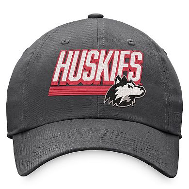 Men's Top of the World Charcoal Northern Illinois Huskies Slice Adjustable Hat