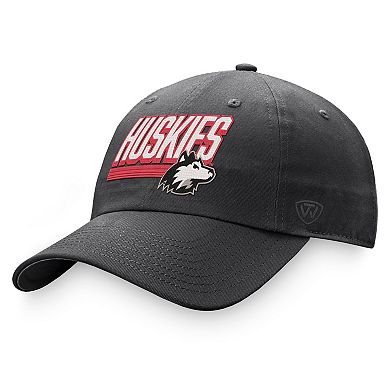 Men's Top of the World Charcoal Northern Illinois Huskies Slice Adjustable Hat