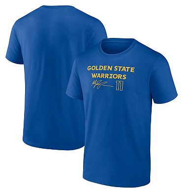 Men's Fanatics Branded Klay Thompson Royal Golden State Warriors Name & Number T-Shirt