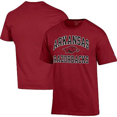 Men's Champion Cardinal Arkansas Razorbacks High Motor T-Shirt