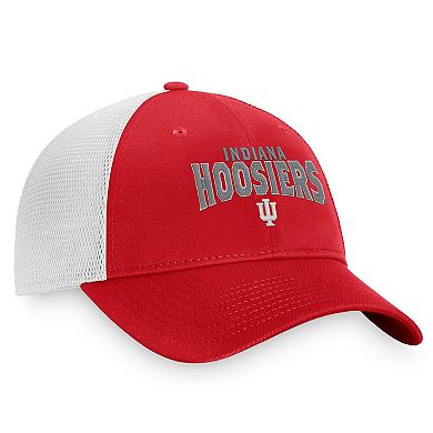 Men's Top of the World Crimson Indiana Hoosiers Breakout Trucker Snapback Hat