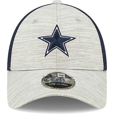 Men's New Era Gray/Navy Dallas Cowboys Active 9FORTY Adjustable Snapback Hat