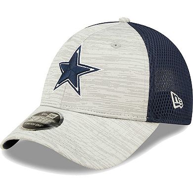 Men's New Era Gray/Navy Dallas Cowboys Active 9FORTY Adjustable Snapback Hat