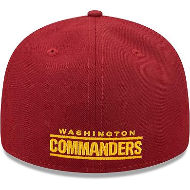 Men's New Era Burgundy Washington Commanders Omaha Low Profile 59FIFTY Fitted Hat