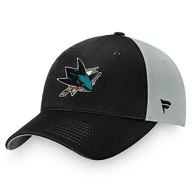 Men's Fanatics Branded Black/Gray San Jose Sharks 2022 Global Series Snapback Hat