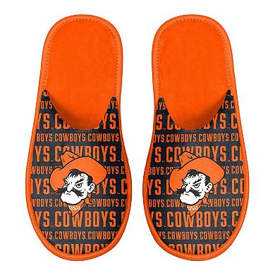 Men's FOCO Oklahoma State Cowboys Scuff Logo Slide Slippers