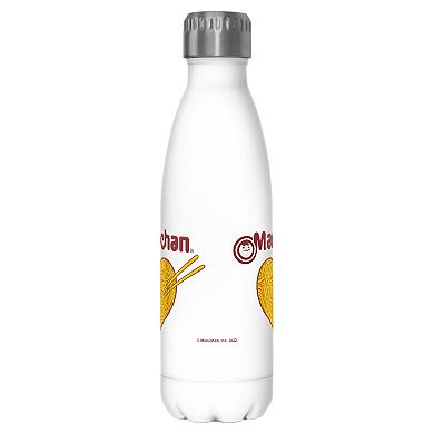 Noodles Heart Filled Stainless Steel Water Bottle