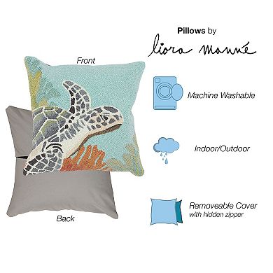 Liora Manne Frontporch Akumal Indoor/Outdoor Pillow