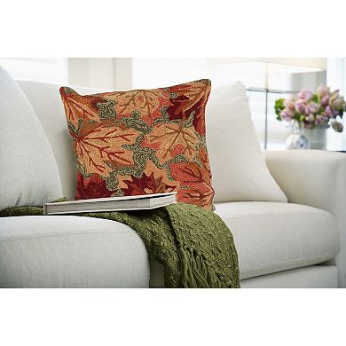 Liora Manne Frontporch Falling Leaves Indoor/Outdoor Pillow